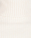 Водолазка молочного цвета в рубчик Pietro Brunelli | Фото 11