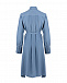Голубое шелковое платье с поясом Joseph | Фото 6