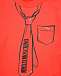 Красный свитшот с принтом Moschino | Фото 3