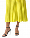 Желтое платье с плиссированной юбкой Parosh | Фото 9