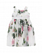 Платье с цветочным принтом и плиссированной юбкой Dolce&Gabbana | Фото 2