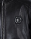 Кожаная куртка с логотипом Philipp Plein | Фото 5