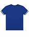 Синяя футболка с рукавами реглан Burberry | Фото 2