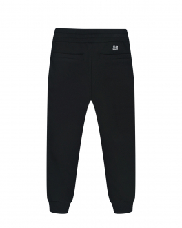 Черные спортивные брюки с лампасами в тон Givenchy Черный, арт. H24154 09B | Фото 2