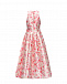 Корсетное платье из атласа с цветочным принтом в стиле Dior Philosophy Di Lorenzo Serafini | Фото 5