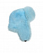 Меховая шапка ушанка, голубая Рина Поплавская | Фото 3