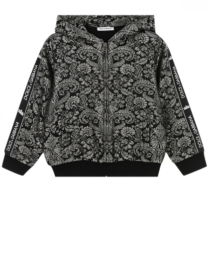 Серая спортивная куртка Dolce&Gabbana | Фото 1
