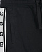 Спортивные брюки с брендированными лампасами, черные Dolce&Gabbana | Фото 3