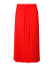 Красная плиссированная юбка  | Фото 1
