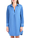 Синее платье с отложным воротником 120% Lino | Фото 7