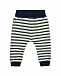 Спортивные брюки в сине-зеленую полоску Sanetta fiftyseven | Фото 2