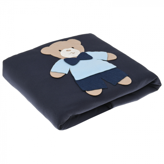 Синее одеяло с декором &quot;медвежонок&quot;, 70x80 см La Perla | Фото 1