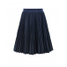 Синяя юбка с поясом на резинке Aletta | Фото 1