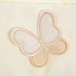 Сумка Picci Sissi на кровать кремовая, аппликация - бабочка  | Фото 3