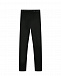Черные леггинсы с логотипом на резинке Calvin Klein | Фото 2