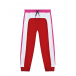 Красные спортивные брюки в стиле color block No. 21 | Фото 1