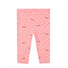 Розовые леггинсы с принтом &quot;белки&quot; Sanetta Kidswear | Фото 1