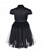 Черное платье &quot;Black Swan&quot; с отделкой перьями  | Фото 2