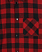 Удлиненная рубашка в красно-черную клетку Dan Maralex | Фото 3