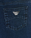Синие джинсы с поясом на резинке Emporio Armani | Фото 3