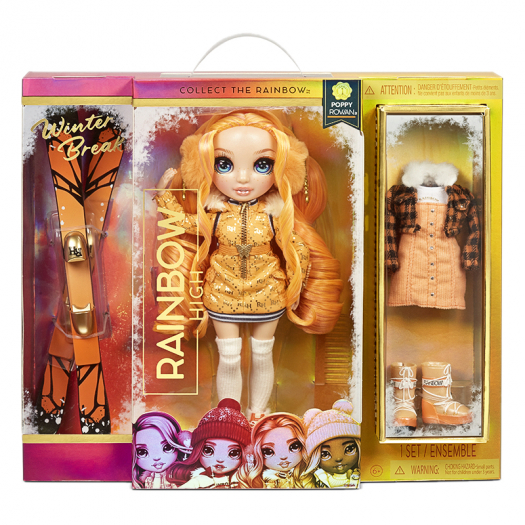 Кукла Winter Break Fashion Doll Poppy Rowan (Orange) Rainbow High | Фото 1