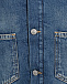Голубое джинсовое пальто MM6 Maison Margiela | Фото 3