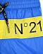 Голубые шорты для купания с желтой полоской No. 21 | Фото 3