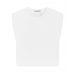 Белая футболка с лого на спине Moncler | Фото 1