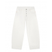 Белые джинсы с застежкой на пуговицы MM6 Maison Margiela | Фото 1