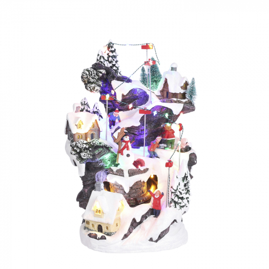 Новогодний сувенир Горнолыжный склон, с адаптером, 126,5 см Luville | Фото 1