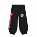 Черные спортивные брюки с розовым лого Barrow | Фото 1