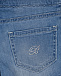 Джинсовые шорты со стразами Miss Blumarine | Фото 3