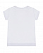 Белая футболка с принтом &quot;клубника&quot; Monnalisa | Фото 3