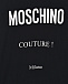 Черный свитшот с контрастным лого Moschino | Фото 3