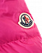 Базовое пуховое пальто цвета фуксии Moncler | Фото 4
