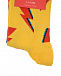 Желтые носки с принтом &quot;молнии&quot; Happy Socks | Фото 2
