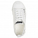 Белые кроссовки NS1 с черным лого Dolce&Gabbana | Фото 4