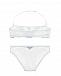 Белый купальник с блестящим лого Emporio Armani | Фото 2