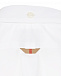 Белая рубашка с отделкой в клетку Burberry | Фото 5