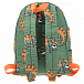 Зеленый рюкзак с принтом &quot;гекконы&quot;, 30х30х10 см Stella McCartney | Фото 3