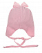 Розовая шапка с россыпью стразов Il Trenino | Фото 2