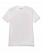 Белая футболка с розовым логотипом Dsquared2 | Фото 2