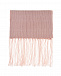 Розовый шарф с бахромой, 200x40 см Catya | Фото 2
