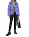 Короткая лиловая куртка с капюшоном Naumi | Фото 2