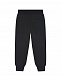 Черные спортивные брюки с белым лого MSGM | Фото 2