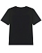 Черная футболка с разноцветным логотипом Stella McCartney | Фото 2