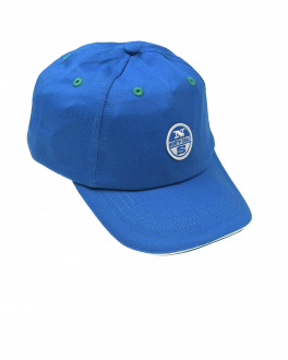 Синяя бейсболка с лого NORTH SAILS Синий, арт. 727150 000 0760 | Фото 1