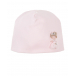 Розовая шапка с вышивкой La Perla | Фото 1