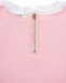 Розовый джемпер с белым воротником Tartine et Chocolat | Фото 5