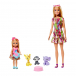 Игровой Набор кукла Барби и Челси с питомцами жираф, слон и обезьянка Barbie | Фото 1